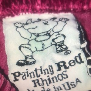 Cach cach Matching Sets - 24m Cachcach top & 2T Painting Red Rhinos pants Cach cach Matching Sets - 24m Cachcach top & 2T Painting Red Rhinos pants